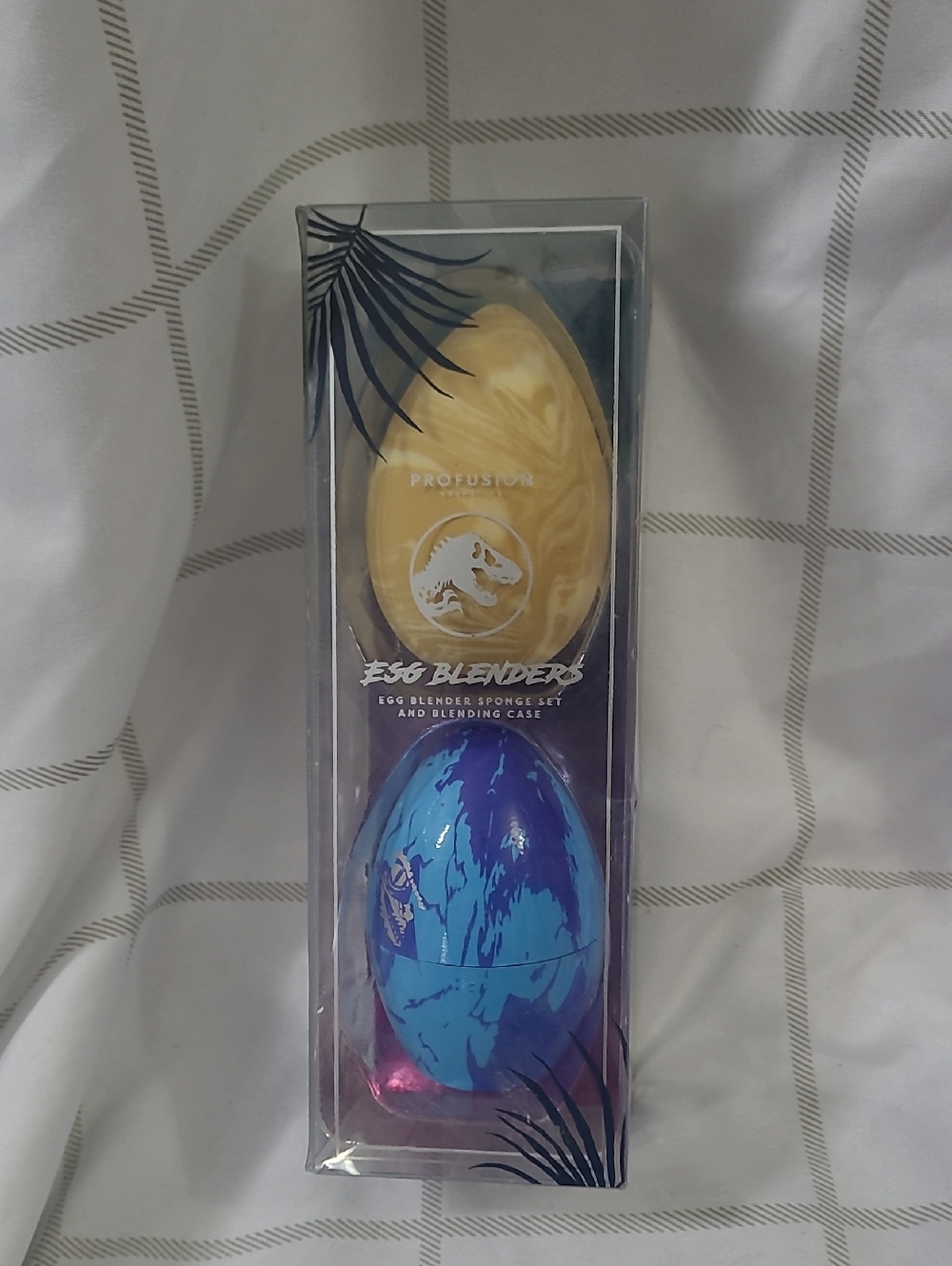 Profusion Cosmetics Yellow Marble Egg Blender Sponge Set